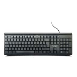 EVEREST KB-741F Siyah/Gri USB 2M Bakır Kablolu Türkçe F Klavye - Küçük Görsel 1