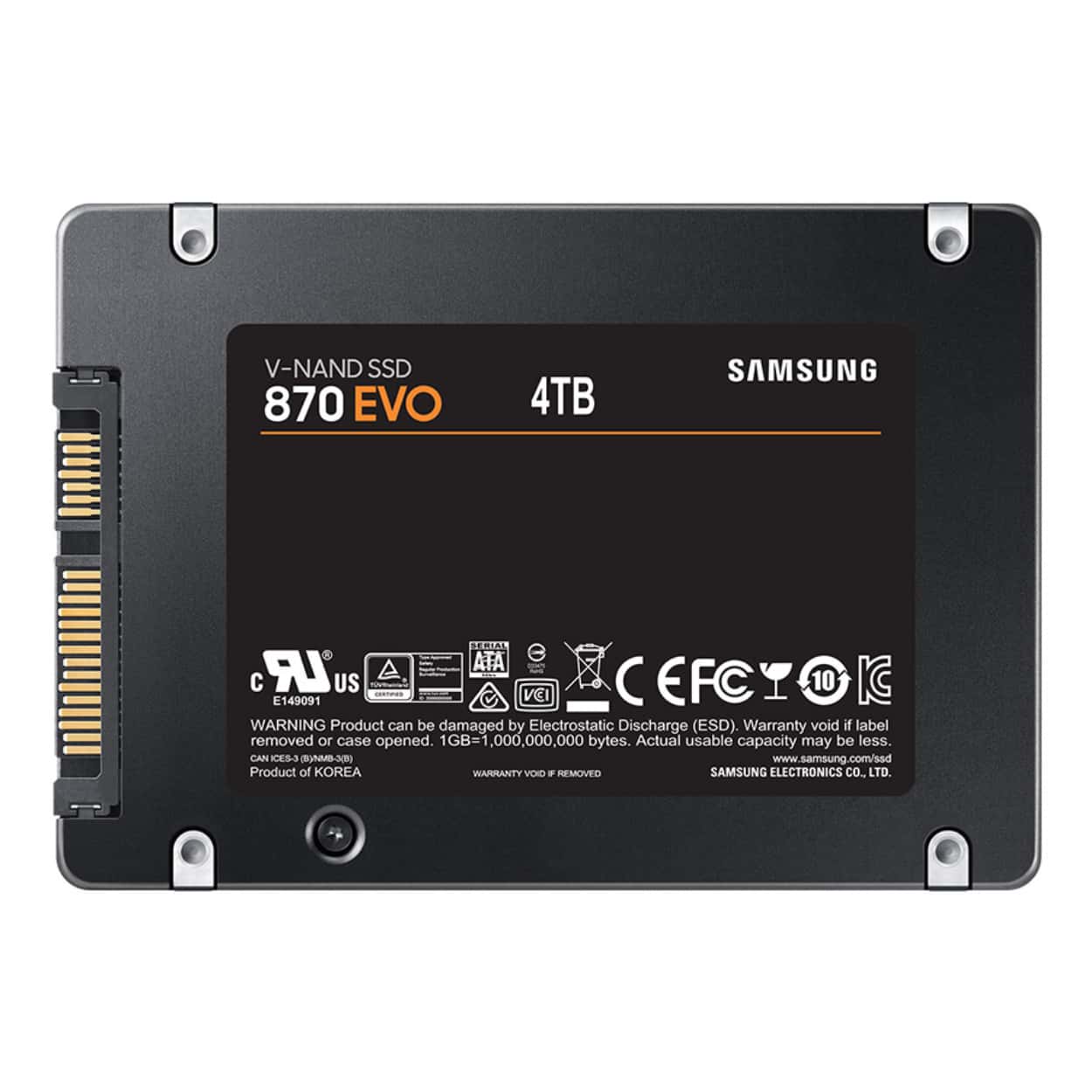 SAMSUNG 4TB 870 EVO SATA3-6  560/530MB/s SSD - Görsel 4